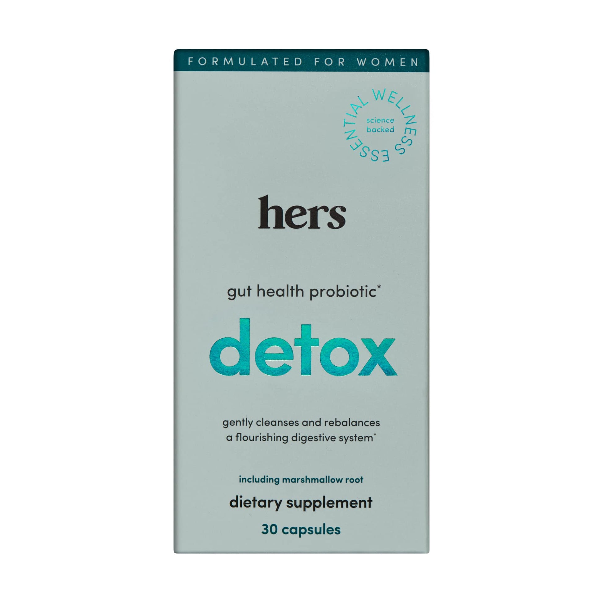 HIMS & HERS Hers Detox Supplement 30 Capsules