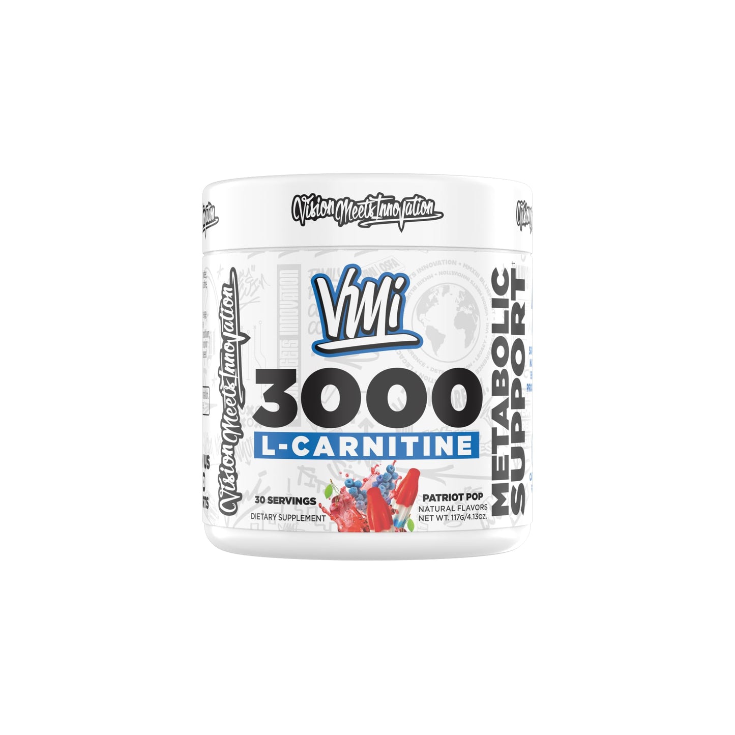 VMI Sports L-Carnitine 3000 Powder 4.02 oz