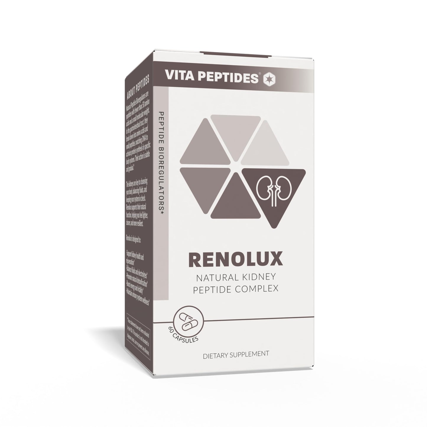 Vita Peptides Renolux Kidney Natural Peptide Bioregulator 60 Capsules