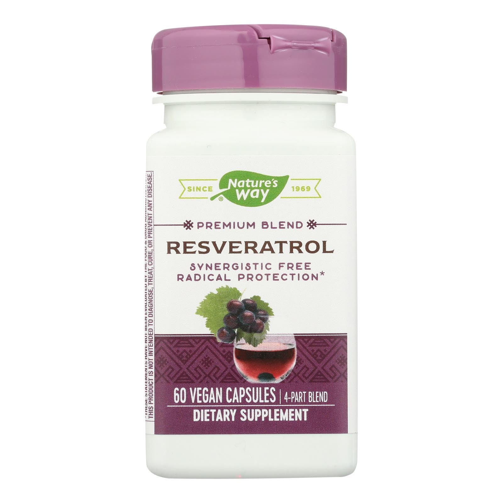 Nature's Way Resveratrol 60 Capsules