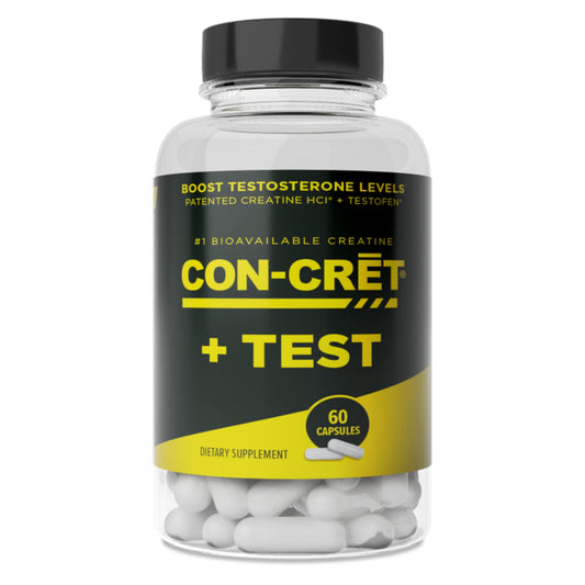 CON-CRET Creatine HCl Capsules with Fenugreek Extract, 60 Count