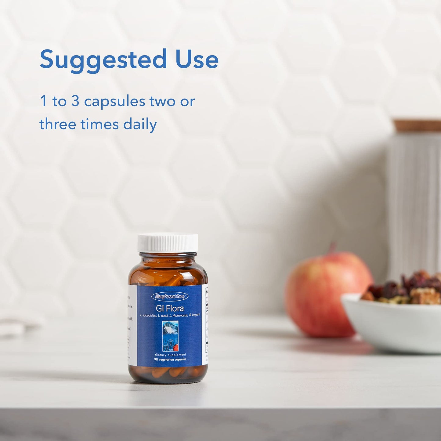 Allergy Research Group GI Flora Dairy Free 90 Capsules
