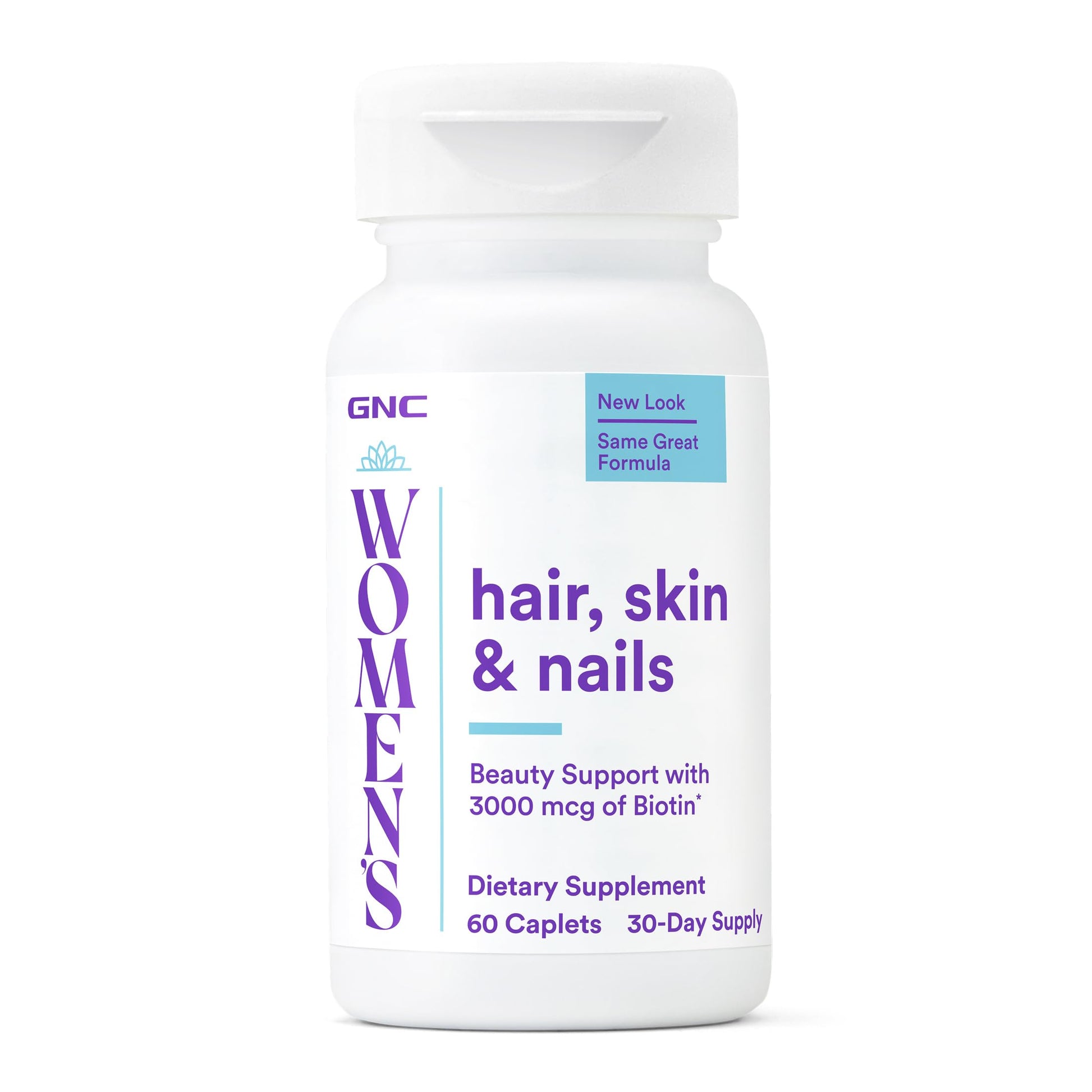GNC Women's Hair, Skin & Nails Caplets 60