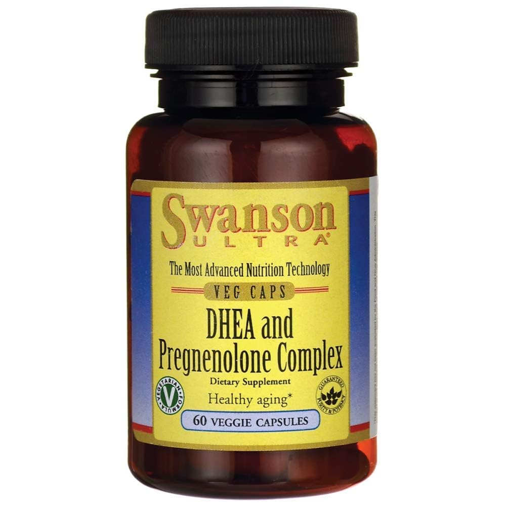 Swanson DHEA and Pregnenolone Complex Capsule, 60 Count