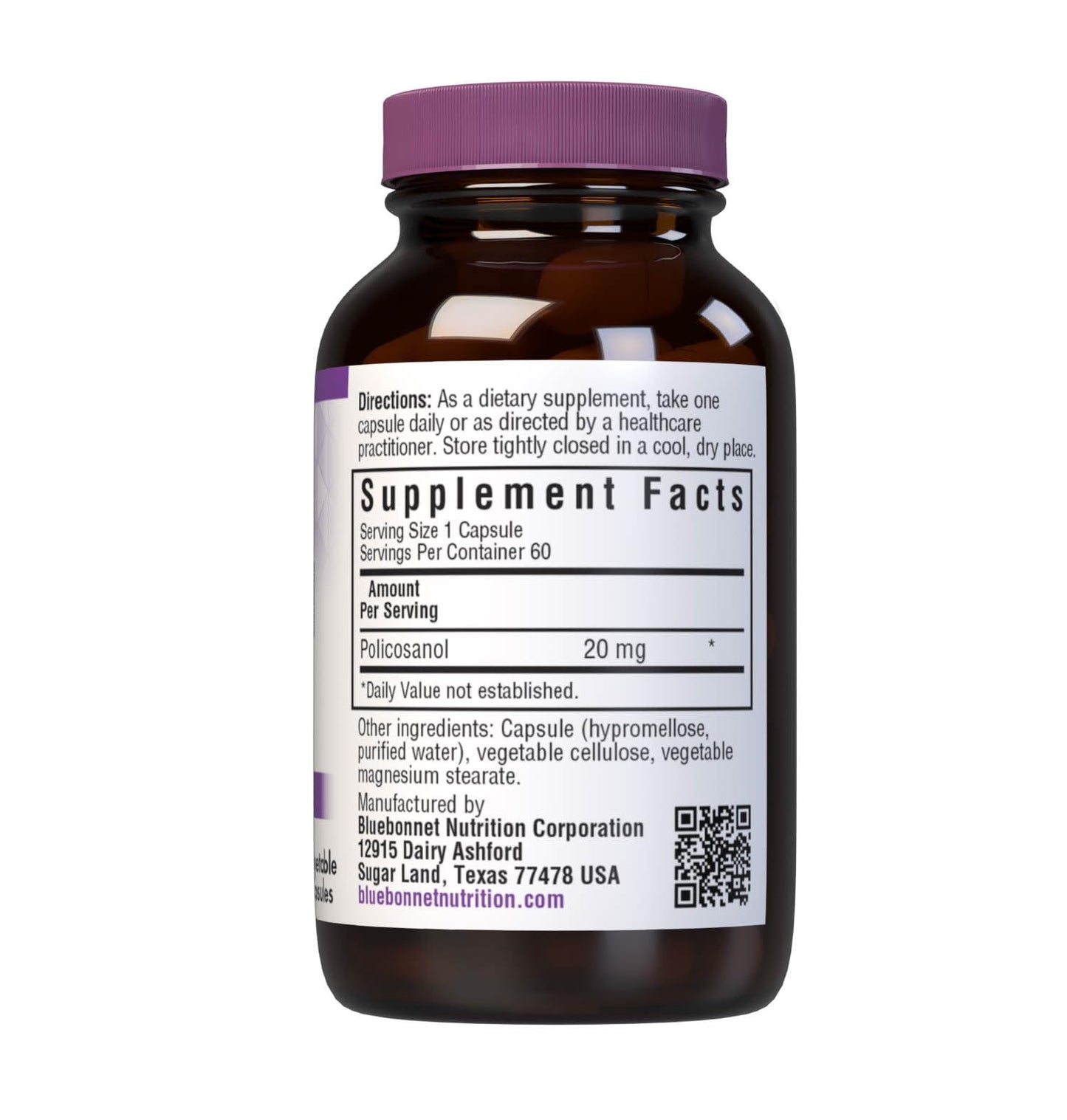 BlueBonnet Policosanol Supplement Capsule 60