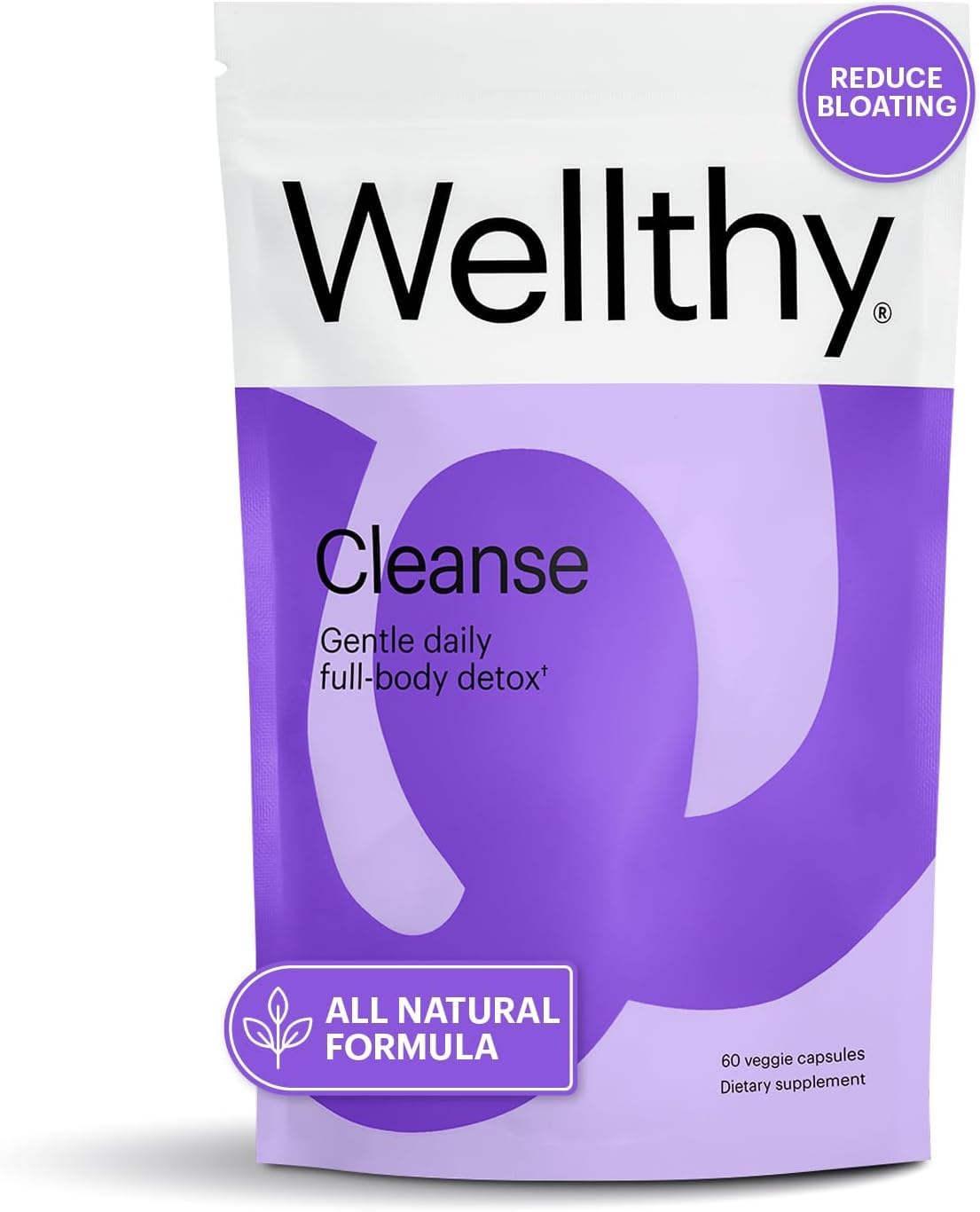 Wellthy Full Body Detox and Immune Support Capsule 60 Count