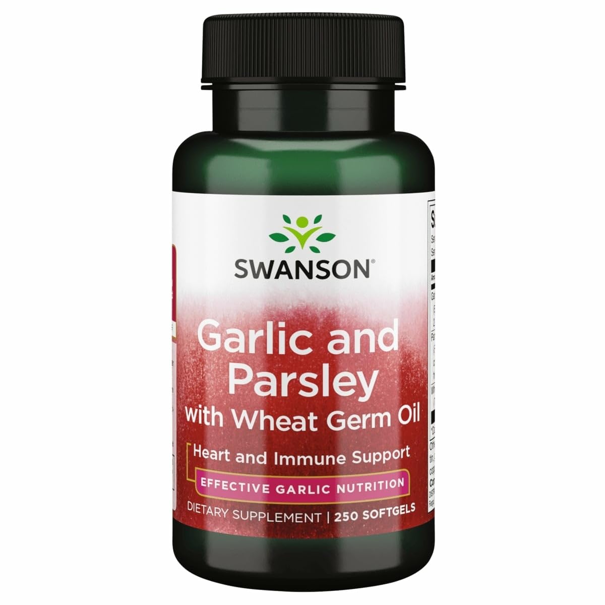 Swanson Garlic and Parsley, Heart and Immune Support Softgels 250