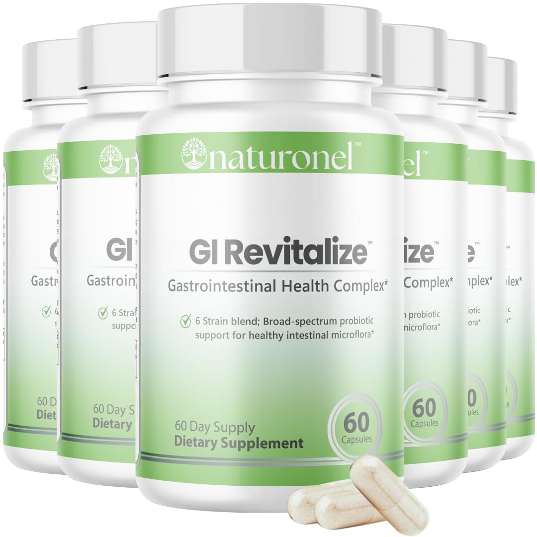 Naturonel GI Revitalize Probiotics for Digestive Health Capsule 60 Count