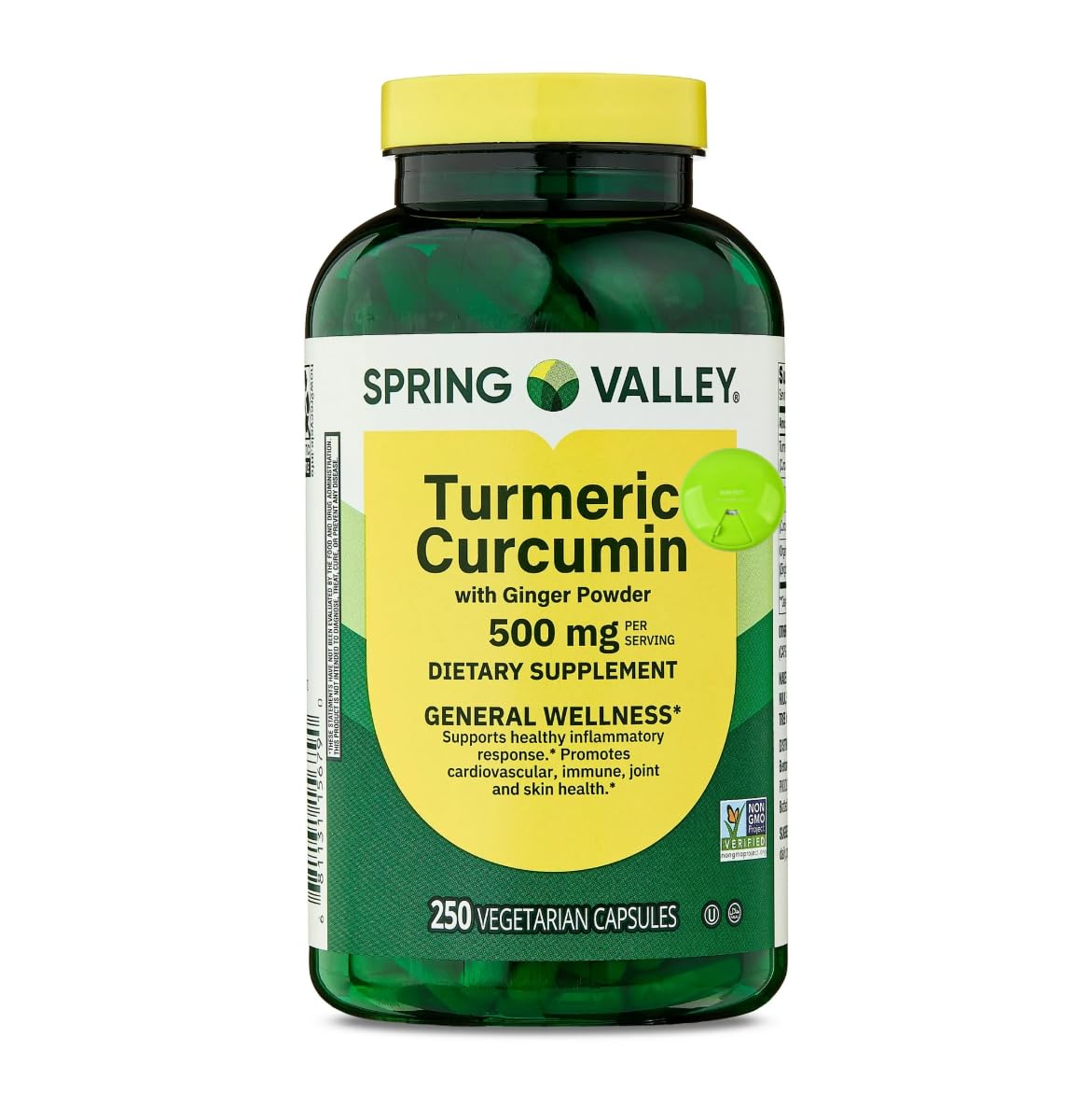 SUREFECT Turmeric Curcumin with Ginger Capsules 250
