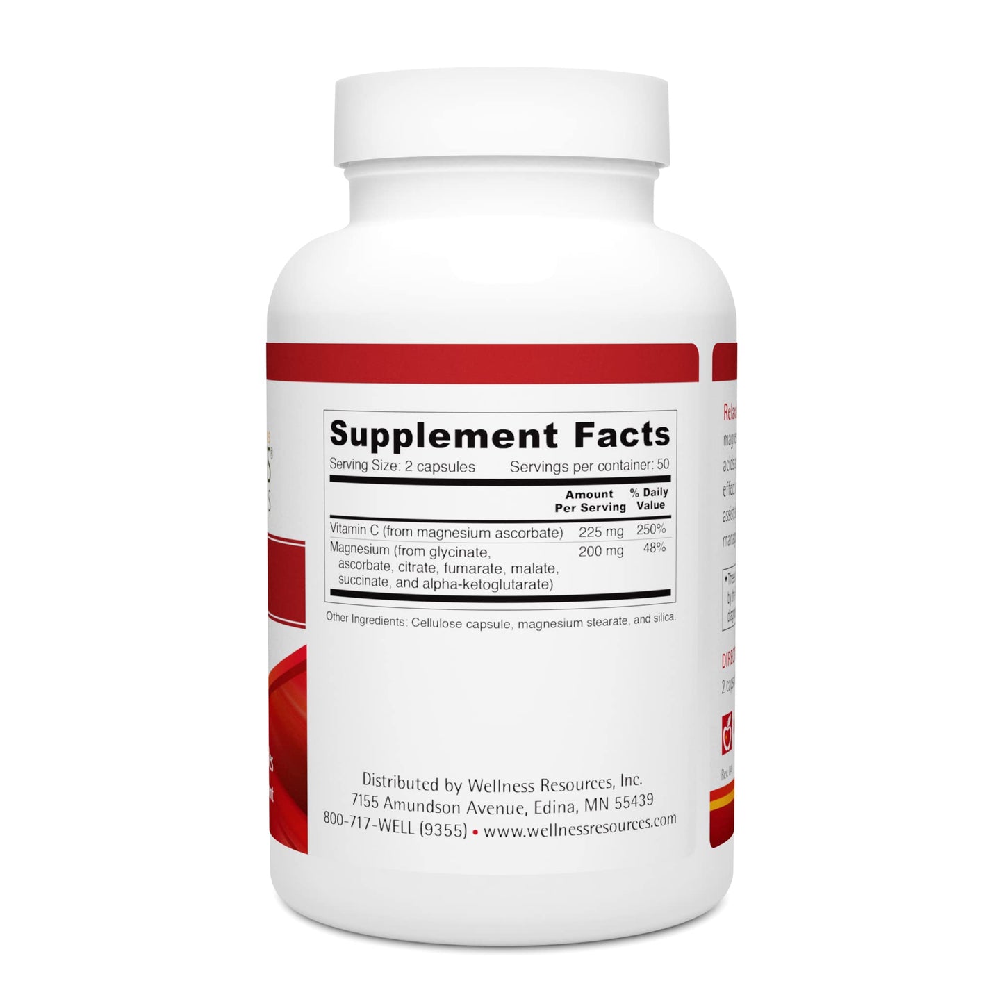 Wellness Resources RelaxaMag Magnesium Glycinate Capsules, 100 Capsules
