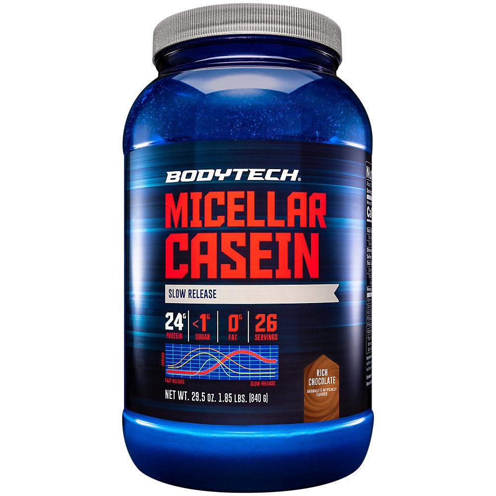 BodyTech Micellar Casein Protein Powder, 1.84 lb