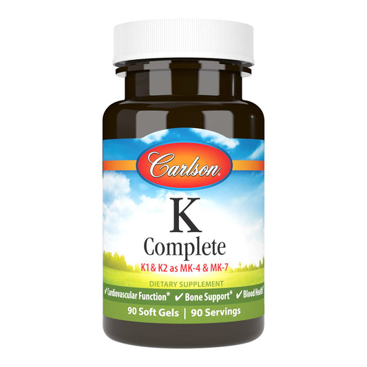 Carlson K Complete Softgels 90 Count