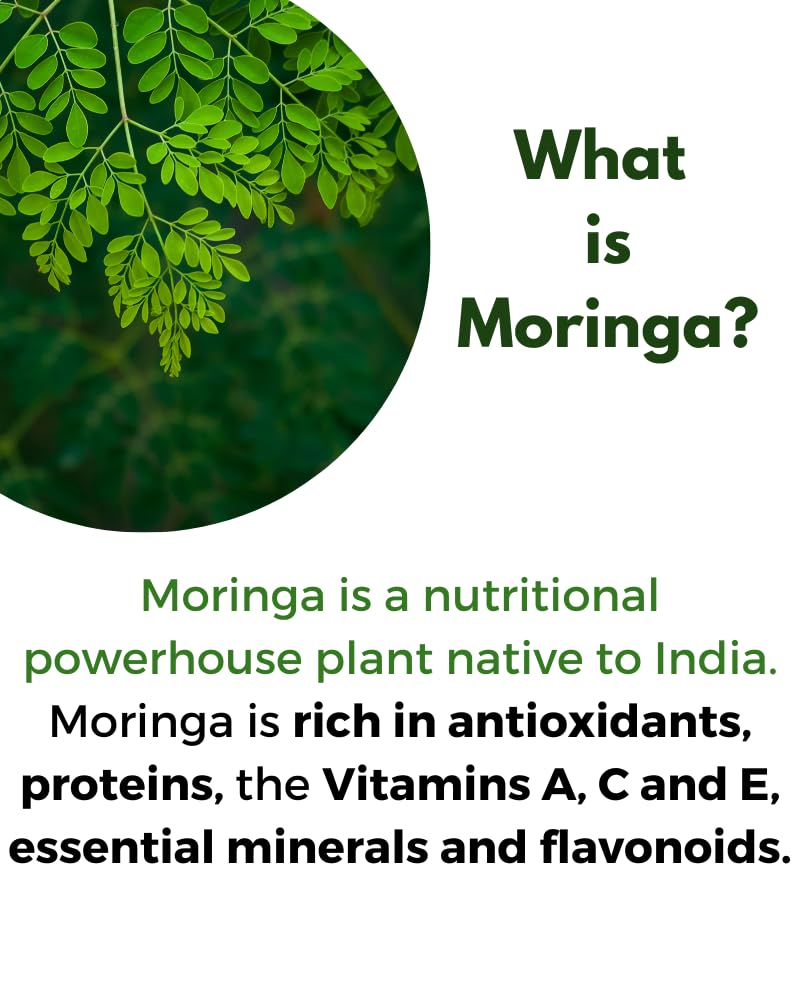 All About Neem Moringa Leaf 400 mg Capsules, 120 Capsules