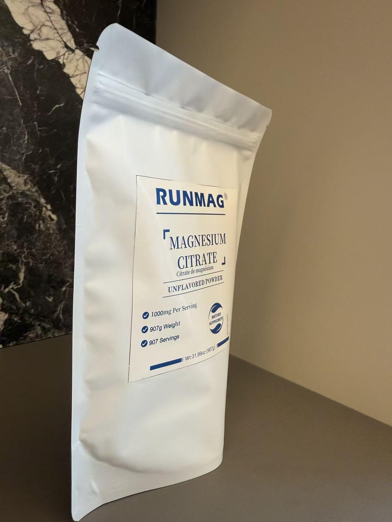 RUNMAG Magnesium Citrate Powder 31.99 oz