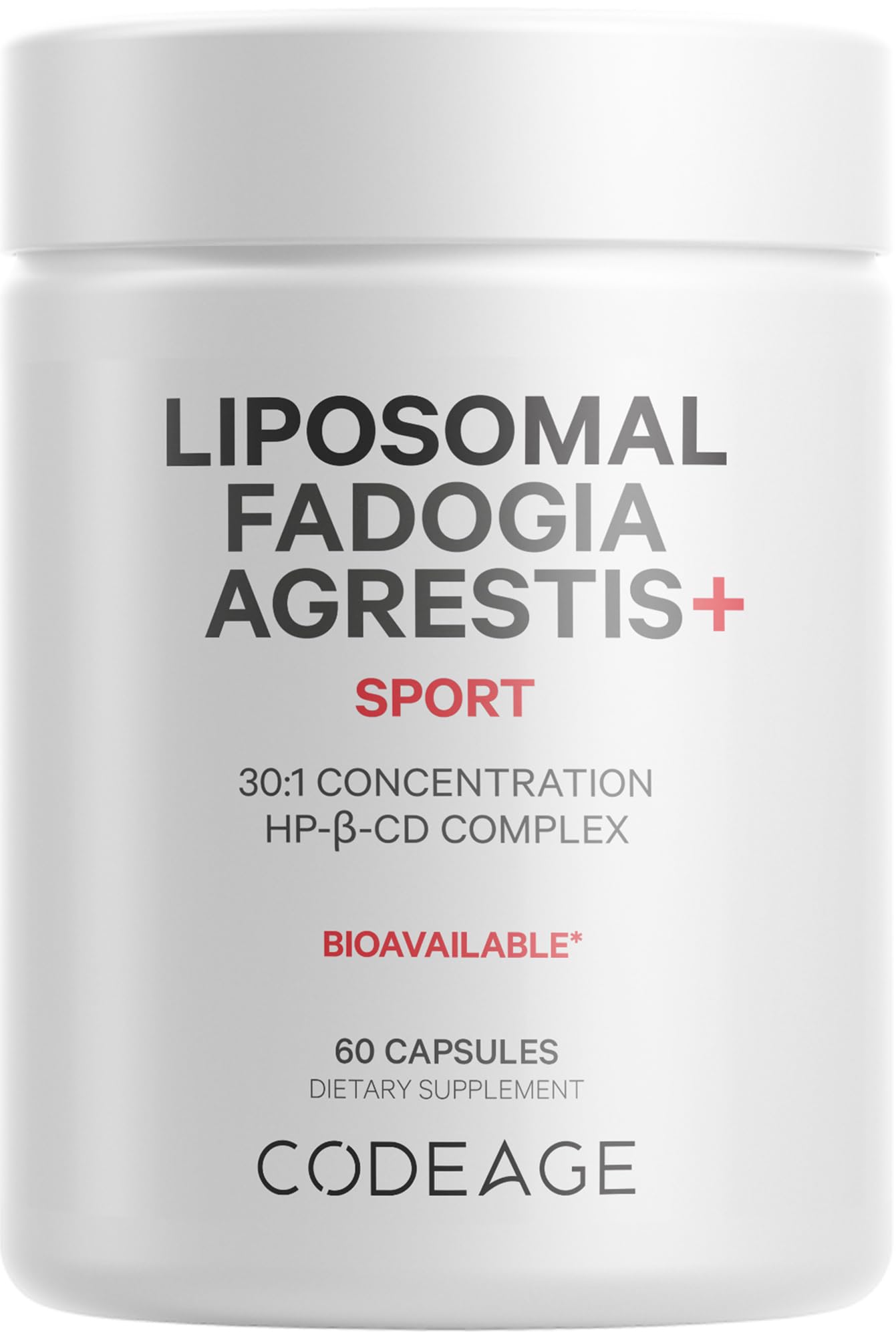 Codeage Liposomal Fadogia Agrestis 600mg Supplement Capsule, 60 Capsules