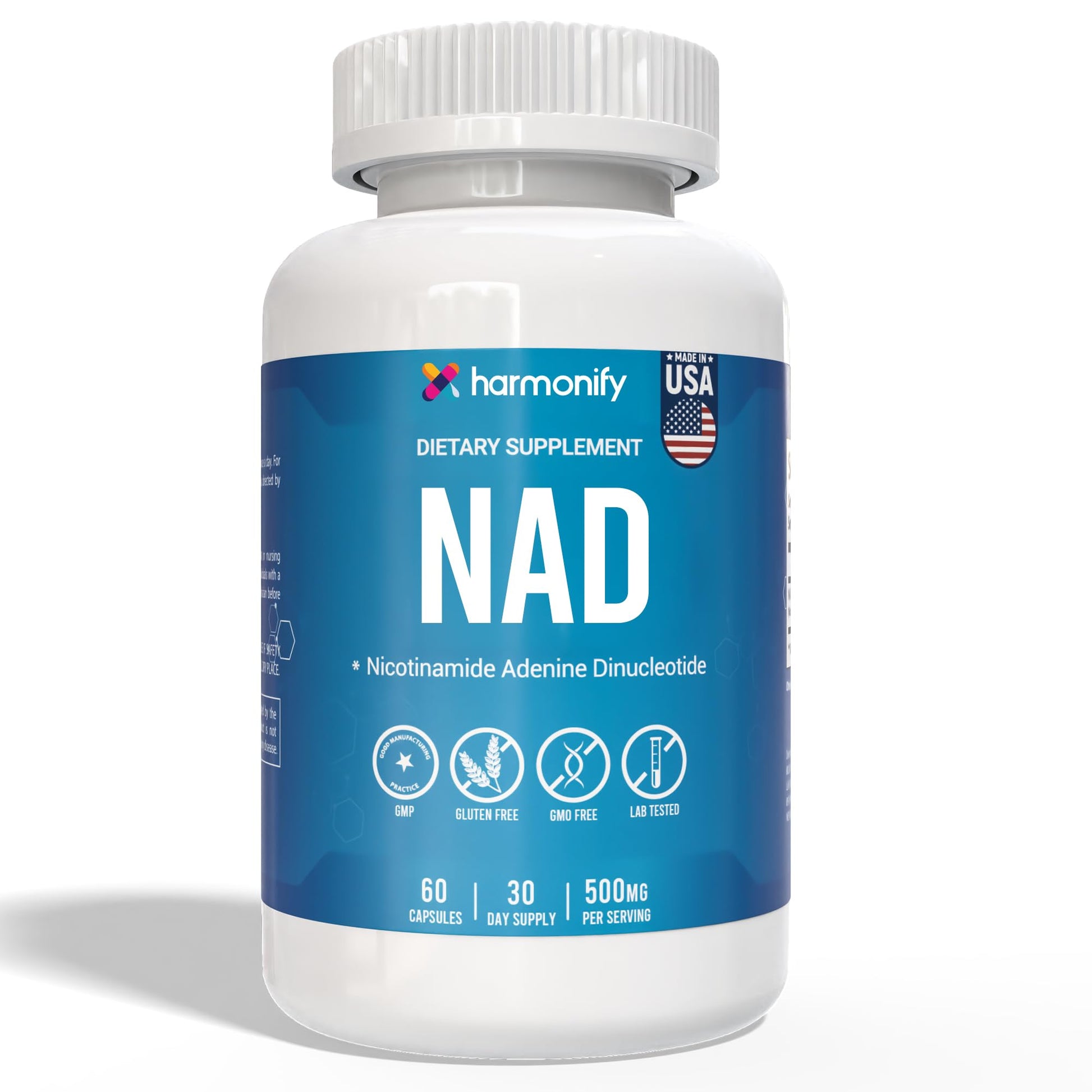 HARMONIFY NAD Supplement Capsules 60 Count