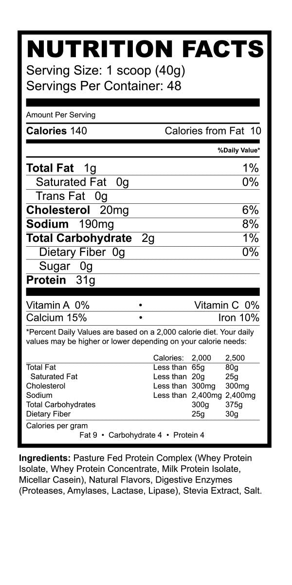 BioHealth Nutrition Precision Blend Protein Whey Protein Powder, 4 Pound (Pack of 1)