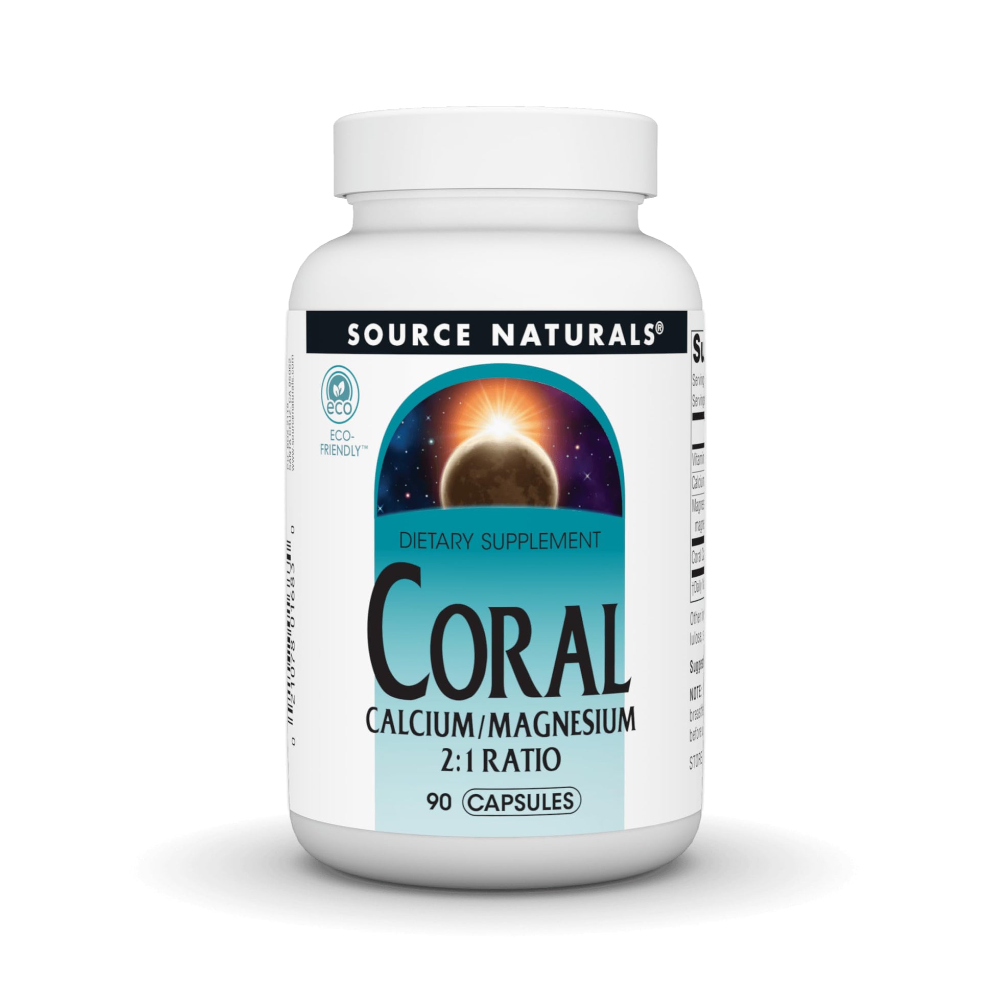 Source Naturals Coral Calcium/Magnesium 2:1 Ratio 90 Capsules
