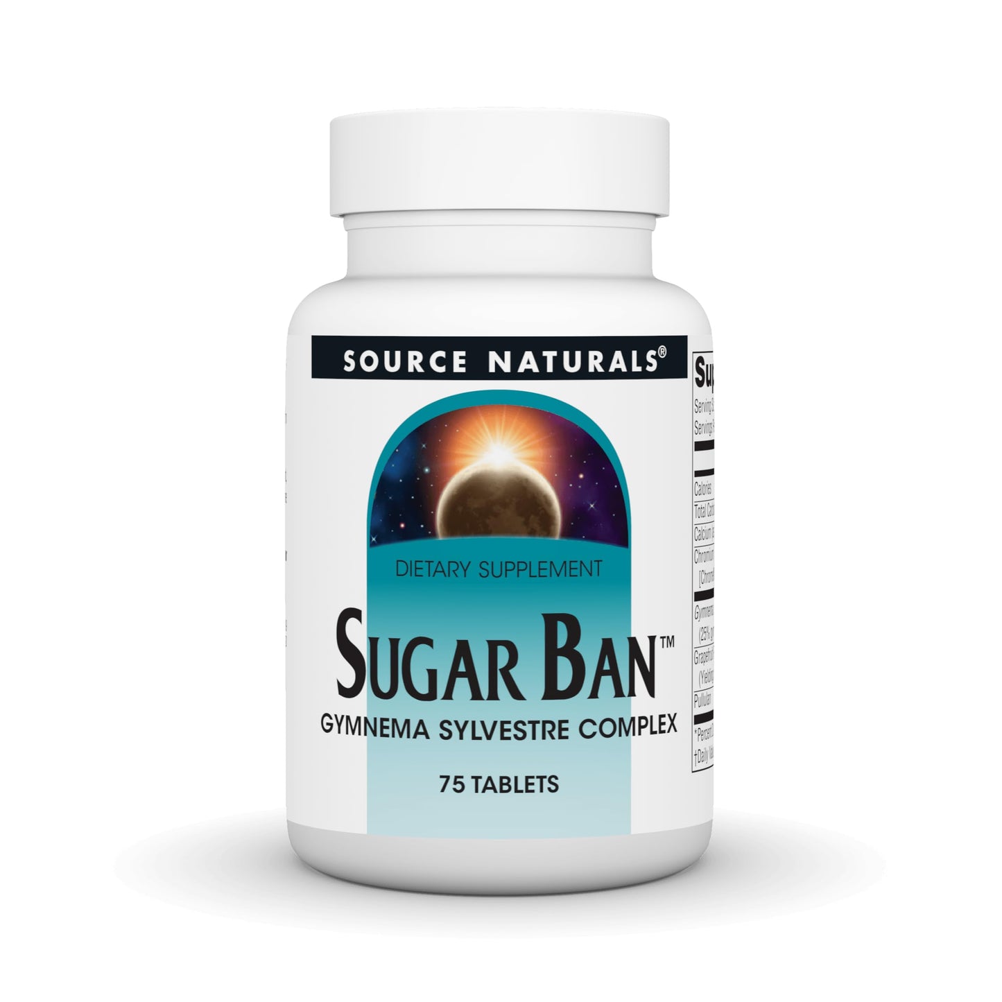 Source Naturals Sugar Ban Gymnema Sylvestre Complex Tablet, 75 Tablets