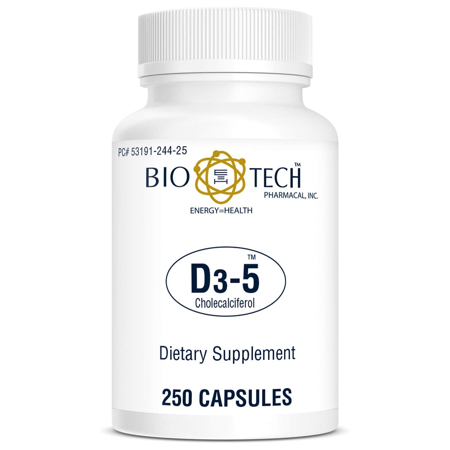 Bio-Tech Pharmacal Vitamin D3 Capsule 1 Count