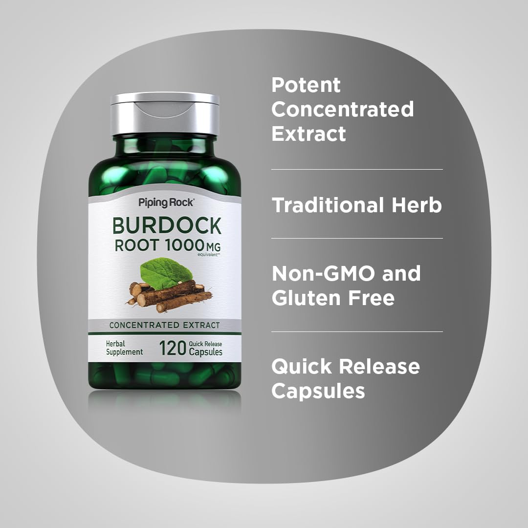 Piping Rock Burdock Root Capsules 120 Count