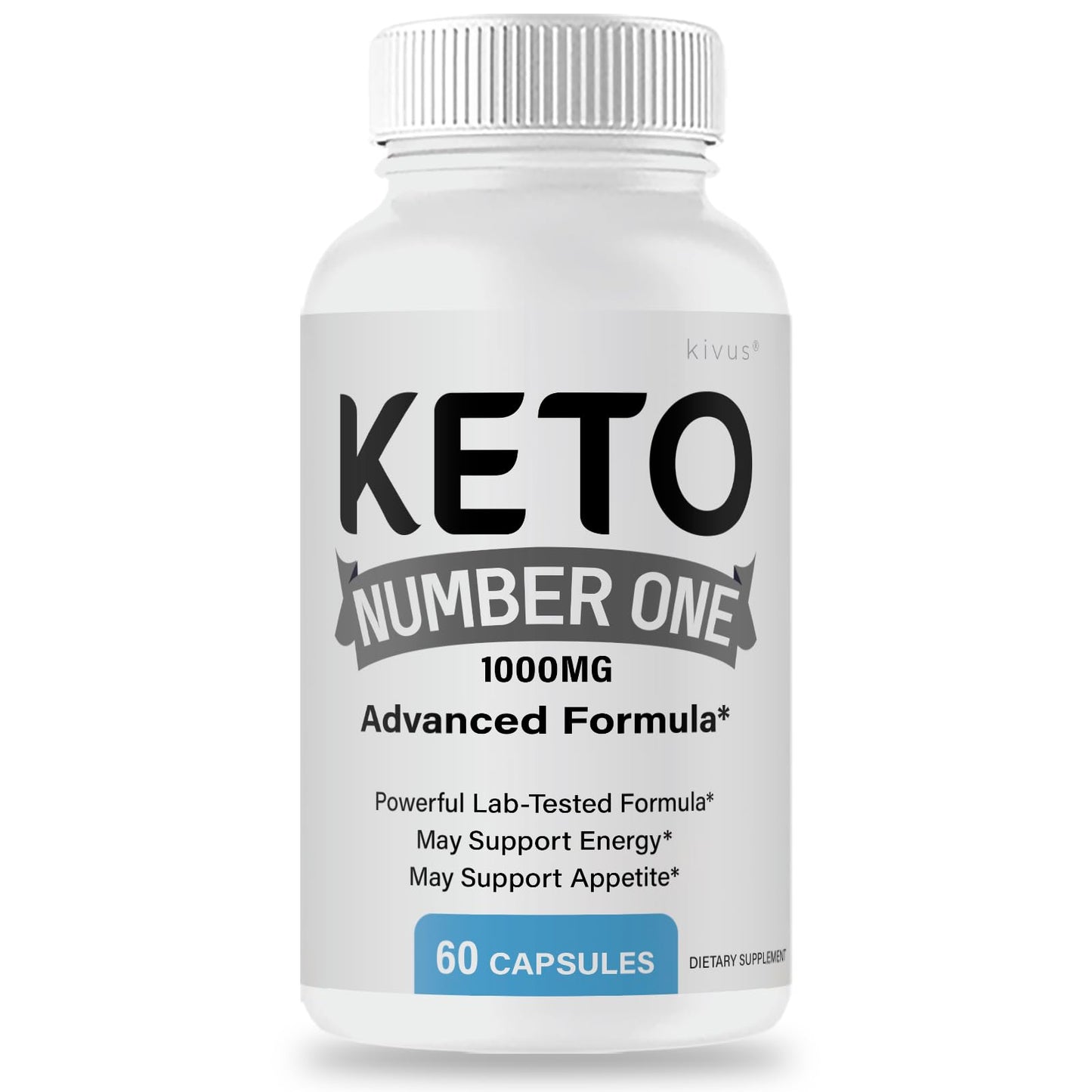 Kivus Keto Number One KetoNumberOne Advanced Supplement 60 Capsules