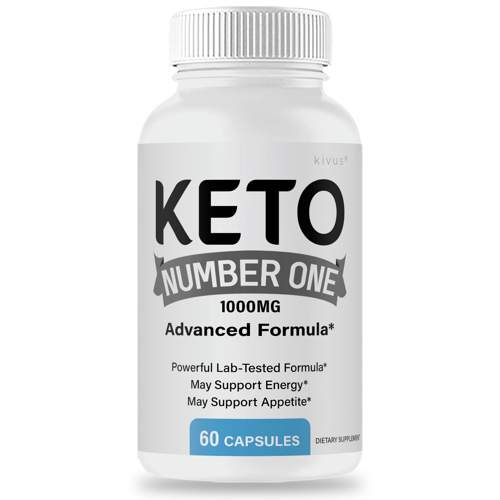 Kivus Keto Number One KetoNumberOne Advanced Supplement 60 Capsules