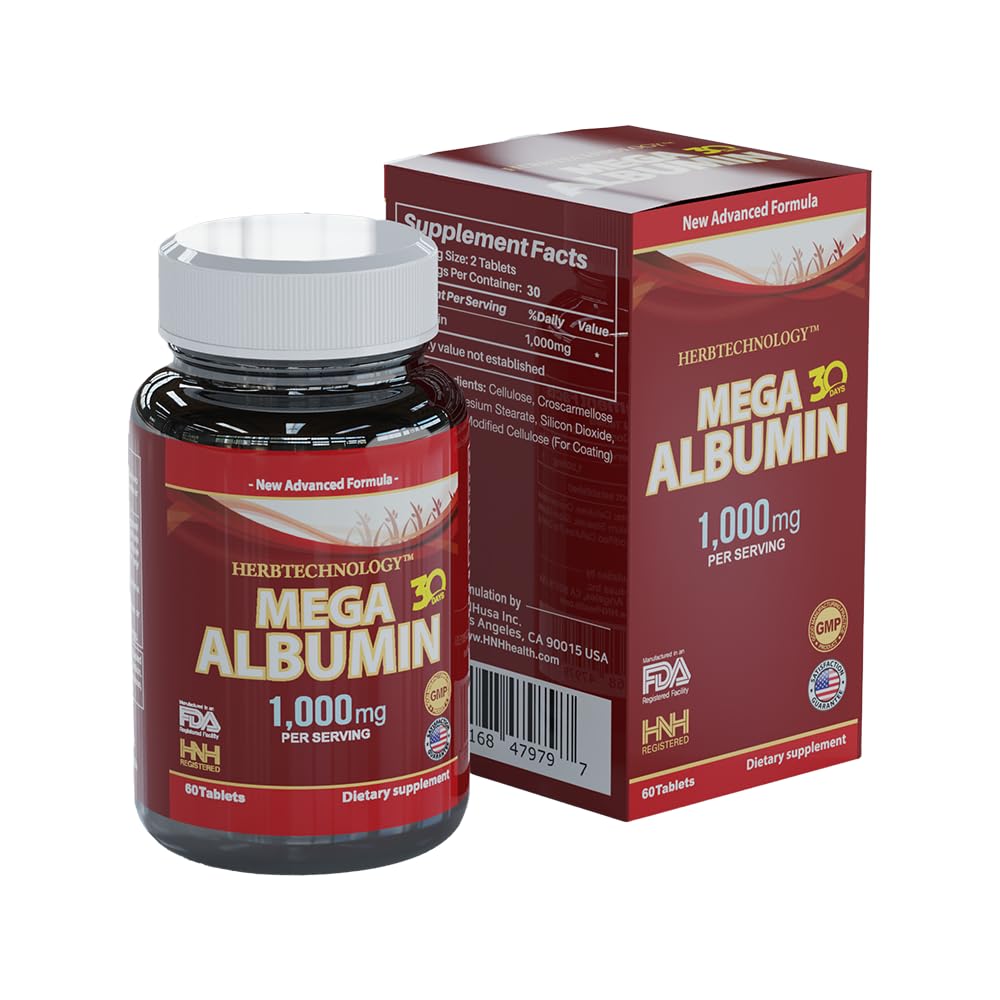 Dr.K&C HNHusa Mega Albumin Protein 1000mg Tablets Pack of 2