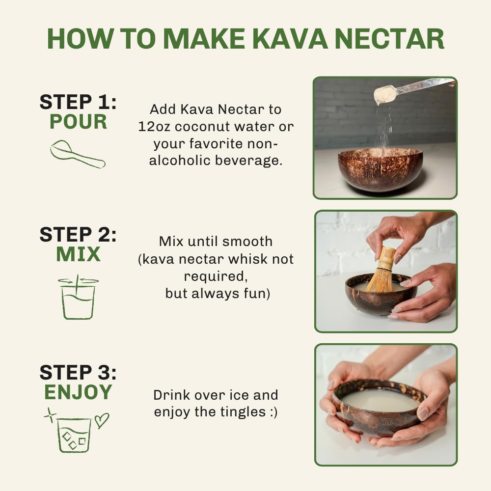 Kavahana Balance Edition Ceremonial Grade Noble Kava Nectar Powder, 2 oz