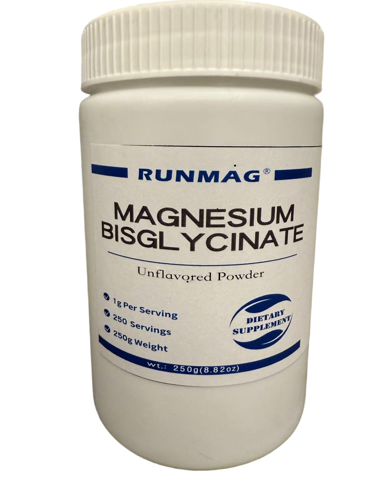 RUNMAG Food Grade Magnesium Bisglycinate Powder 8.82