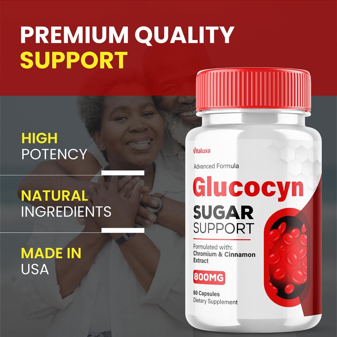 Vitaluxa Glucocyn 300 Capsules