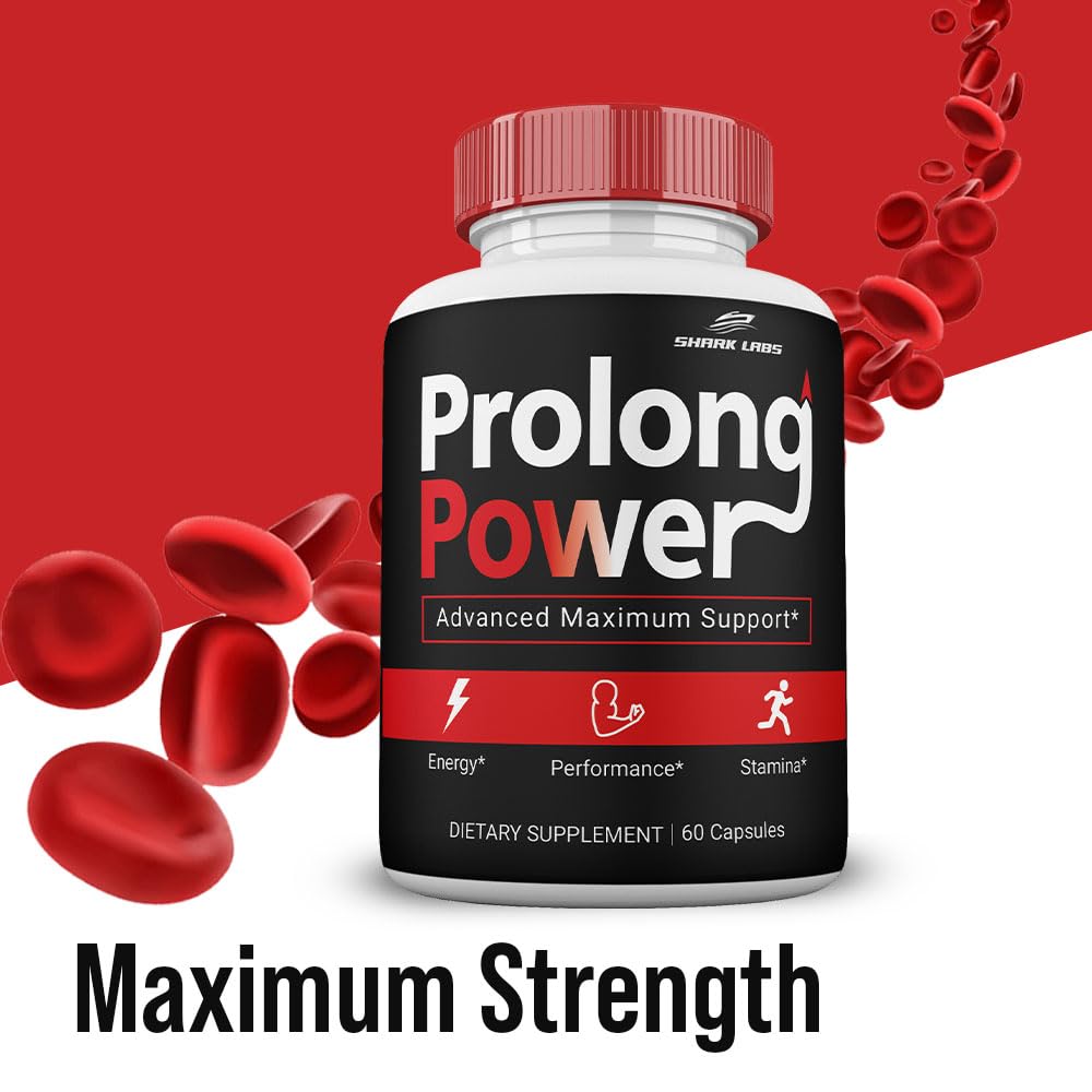 Shark Labs Prolong Power Premium Formula Capsules, 60 Capsules