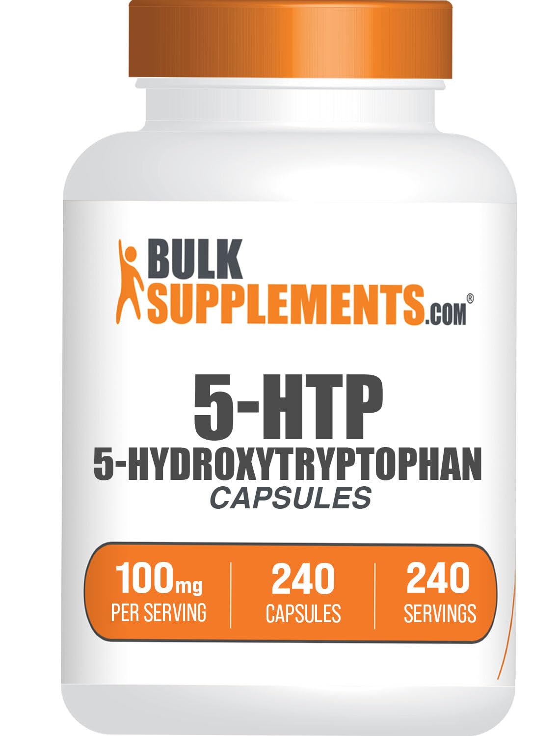 BulkSupplements 5-HTP Capsules 240 Count