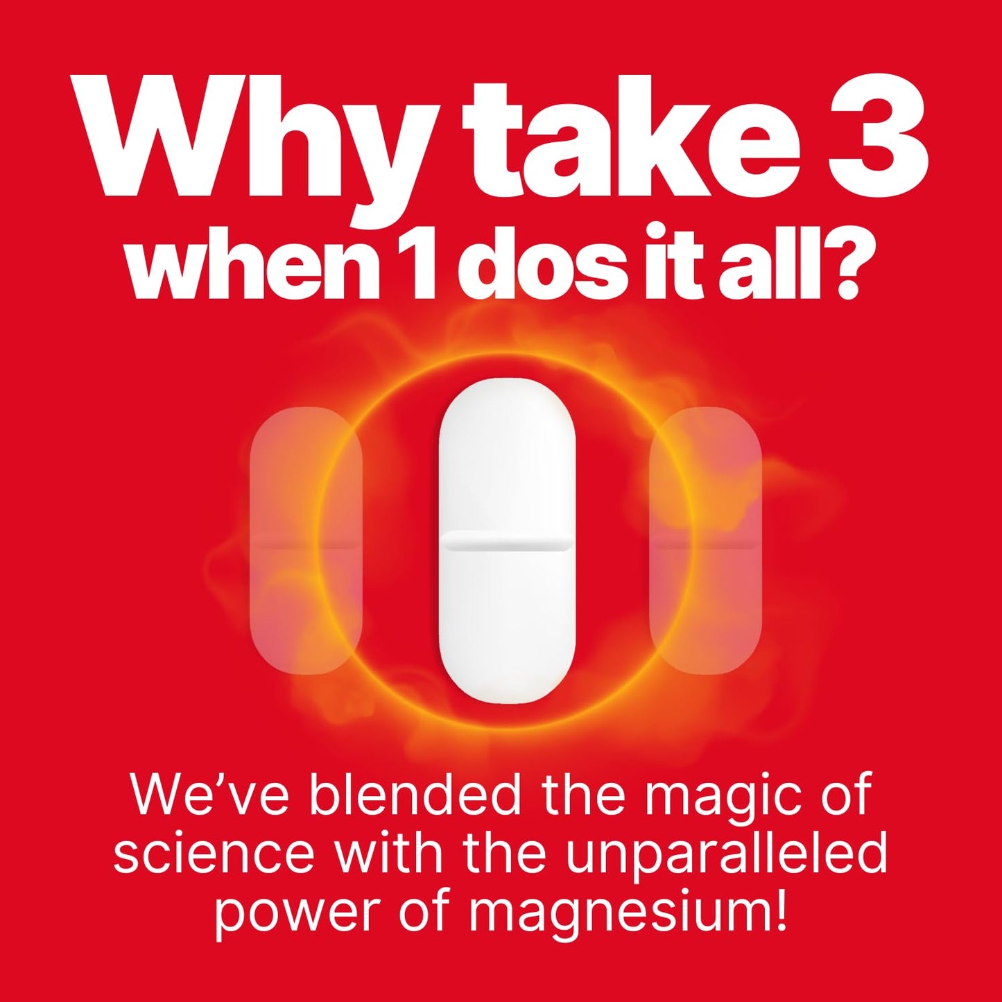 anocin 4X Magnesium Complex 200 mg with Magnesium Glycinate, Citrate, B12 High Absorption, Taurate, Malate, Bromelain, Collagen Type II, Hyaluronic Acid, Heart, Muscle & Joint Support, 60 Tablets