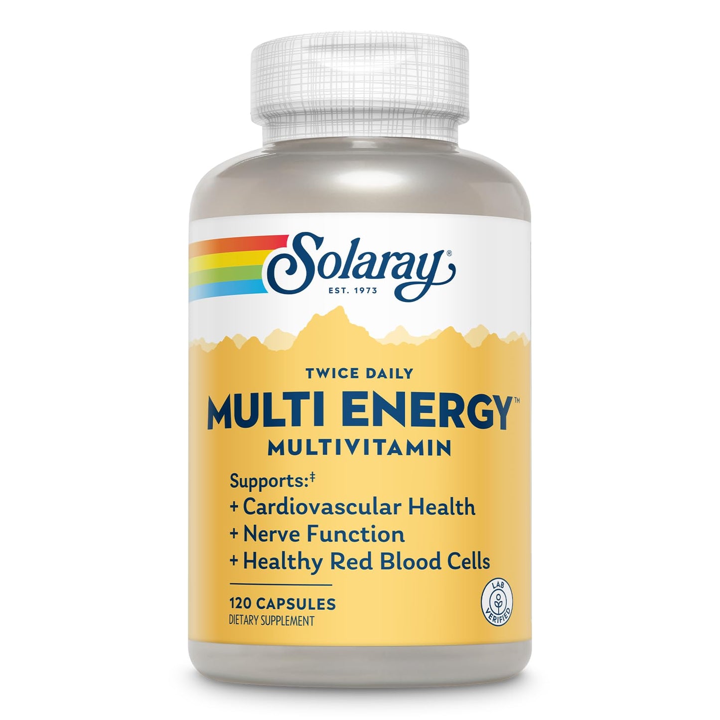 Solaray Multi Energy Two Daily Capsule, 120 Count