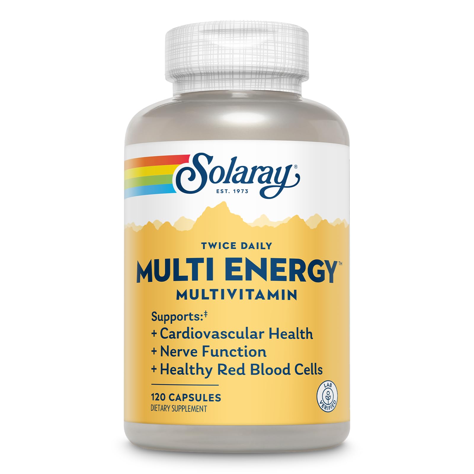 Solaray Multi Energy Two Daily Capsule, 120 Count