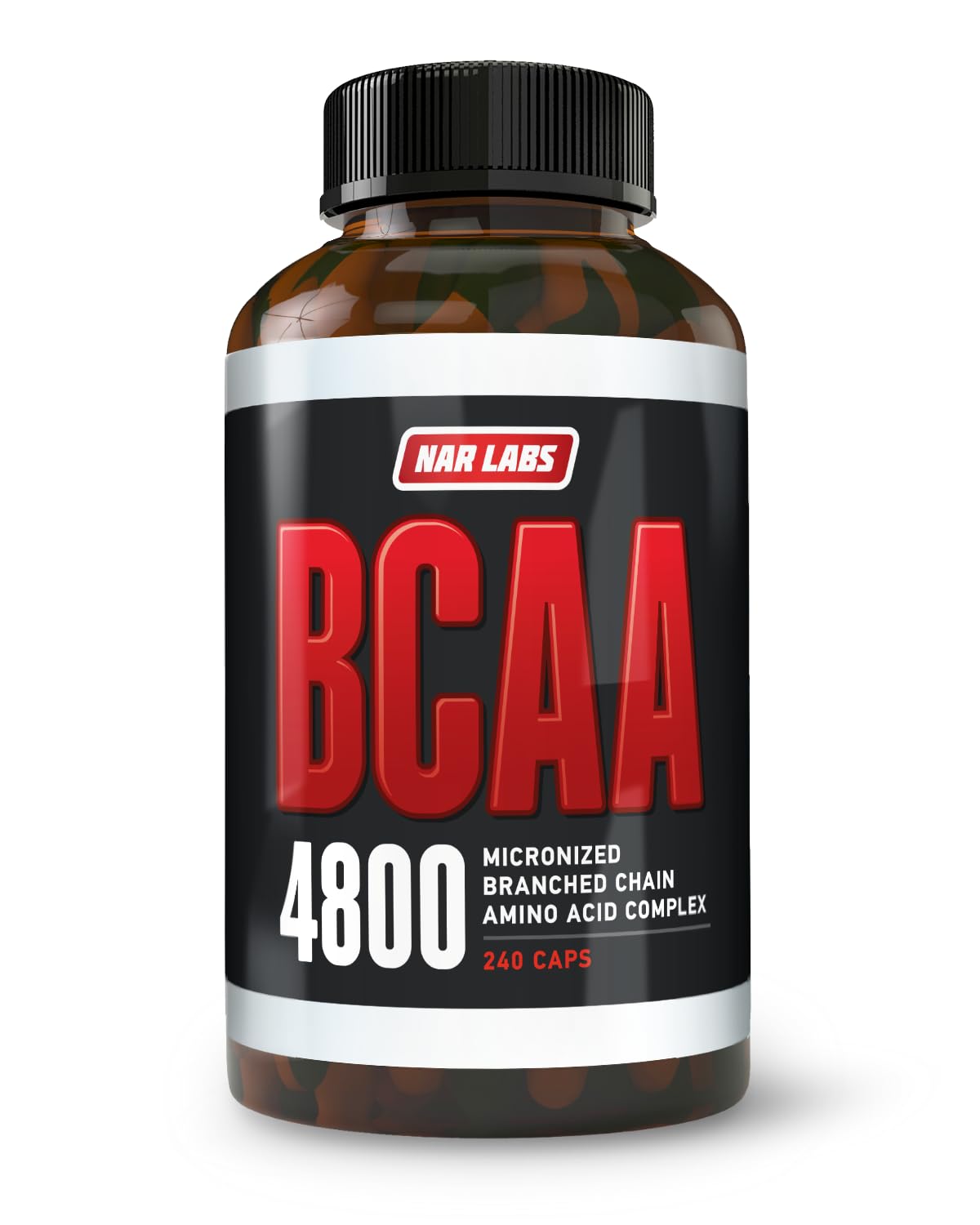 NAR LABS BCAA 4800 Capsules, 240 Count