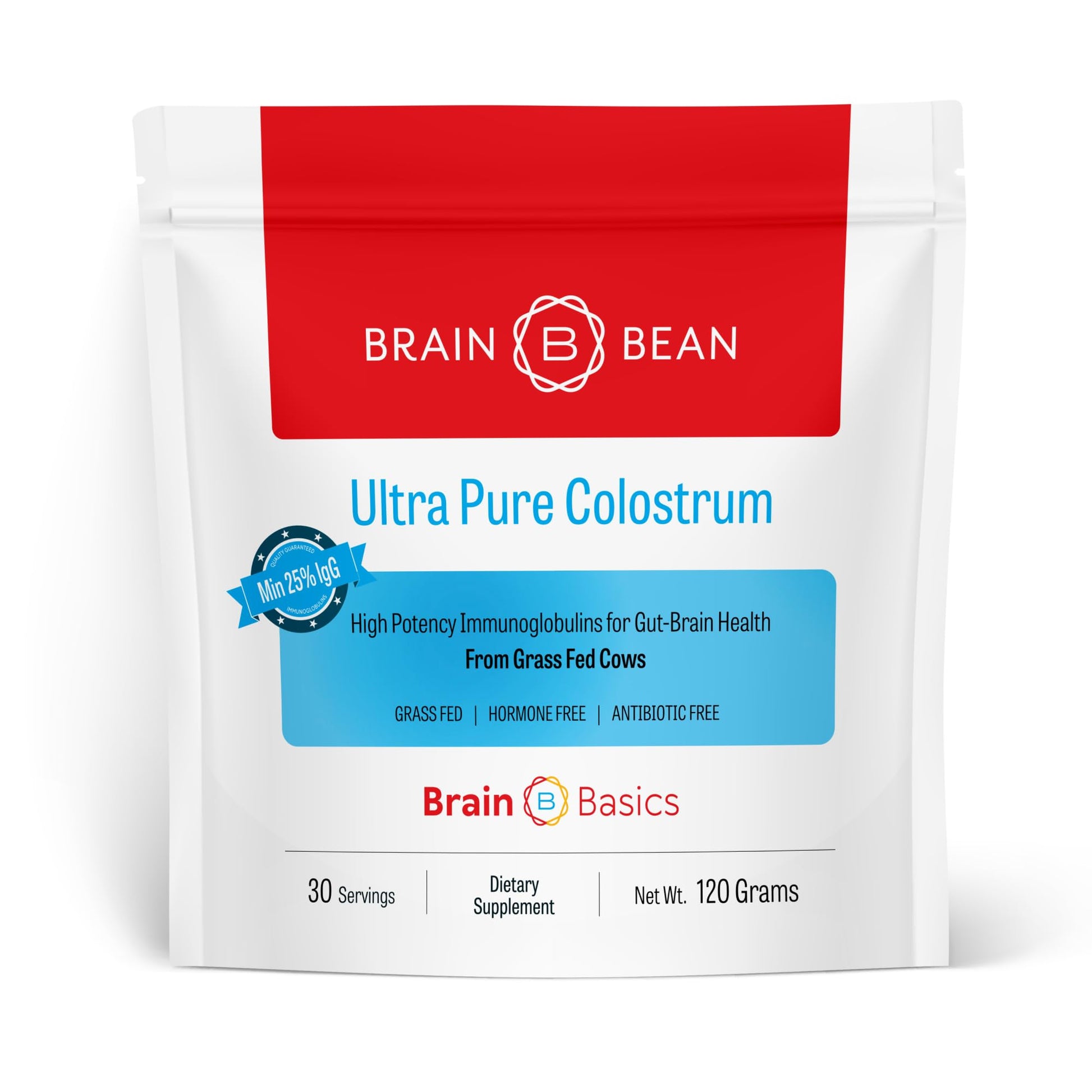 Brain Bean Brain Basics Ultra-Pure Colostrum Powder, 4.23 oz