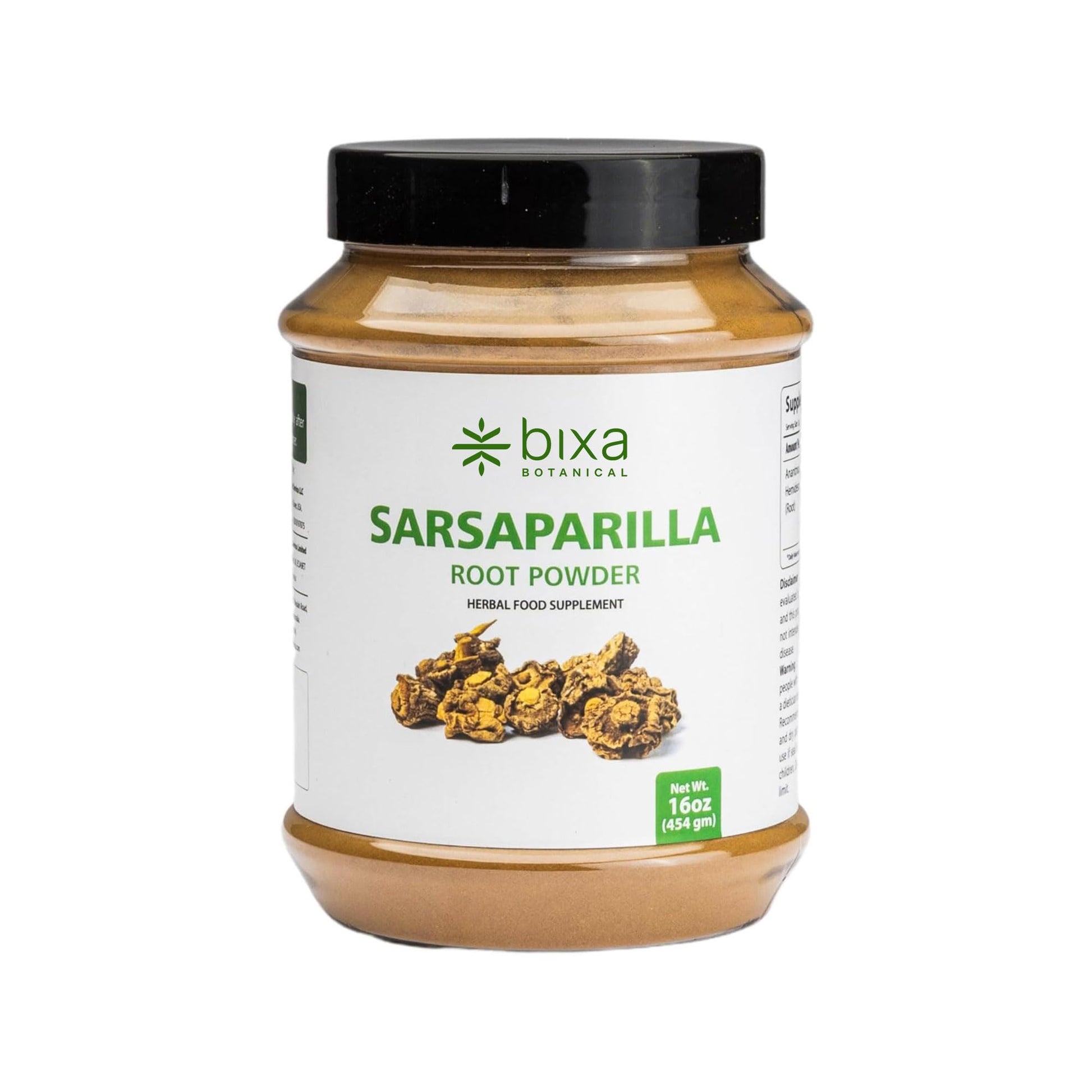 bixa BOTANICAL Sarsaparilla Root Powder Hemidesmus Indicus (Anantmool) Ayurvedic Herbal Supplement Powder 16