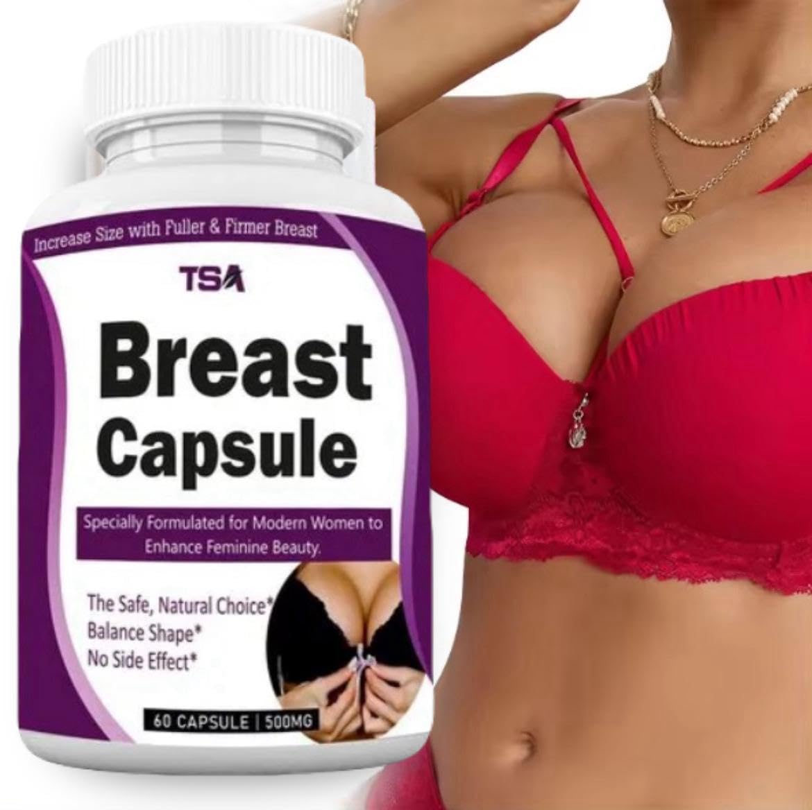 TSA Breast Enhancement Capsules 120 Capsules