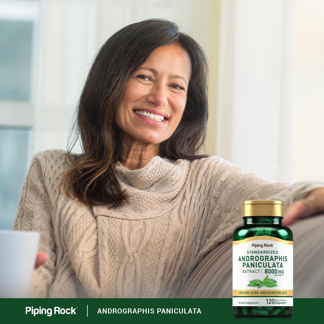 Piping Rock Andrographis Paniculata Extract 120 Capsules