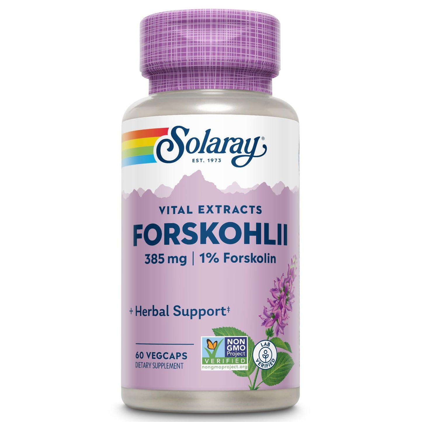 SOLARAY Forskohlii 385 mg Capsule, 60 Capsules