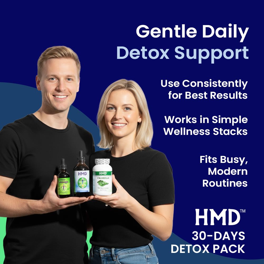 HMD 30-Day Detox Liquid and Capsules, 3-Pack