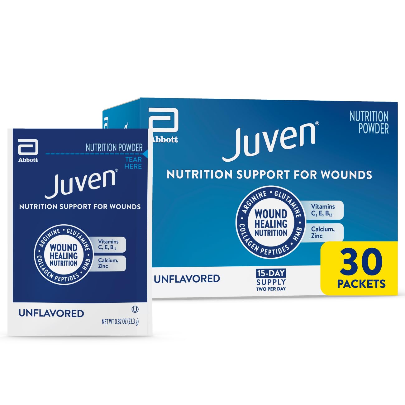 Juven Nutrition Support for Wound Healing Powder 30 Count