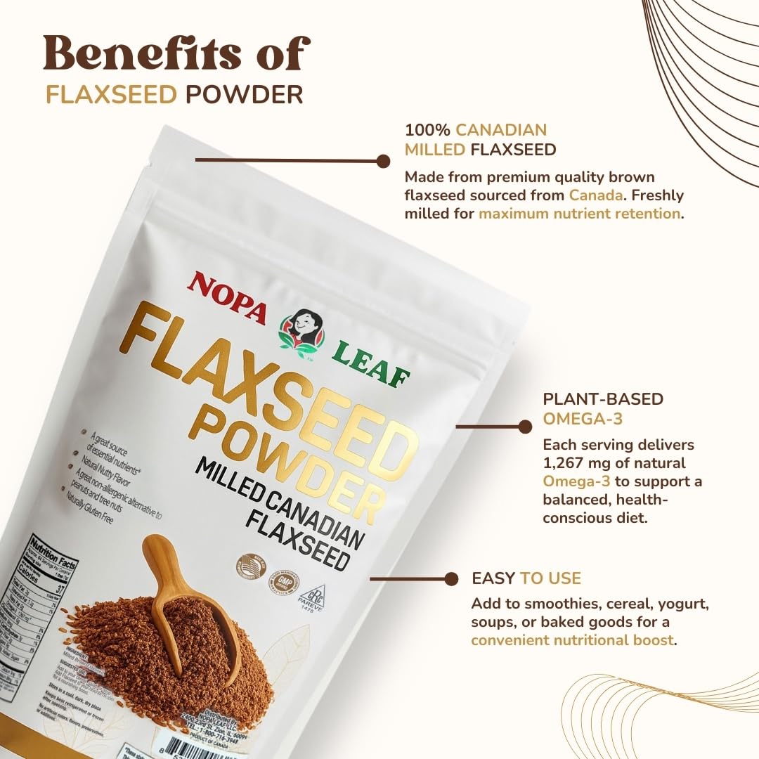 Nopalina Nopa Leaf Flaxseed Powder 1 Ounce