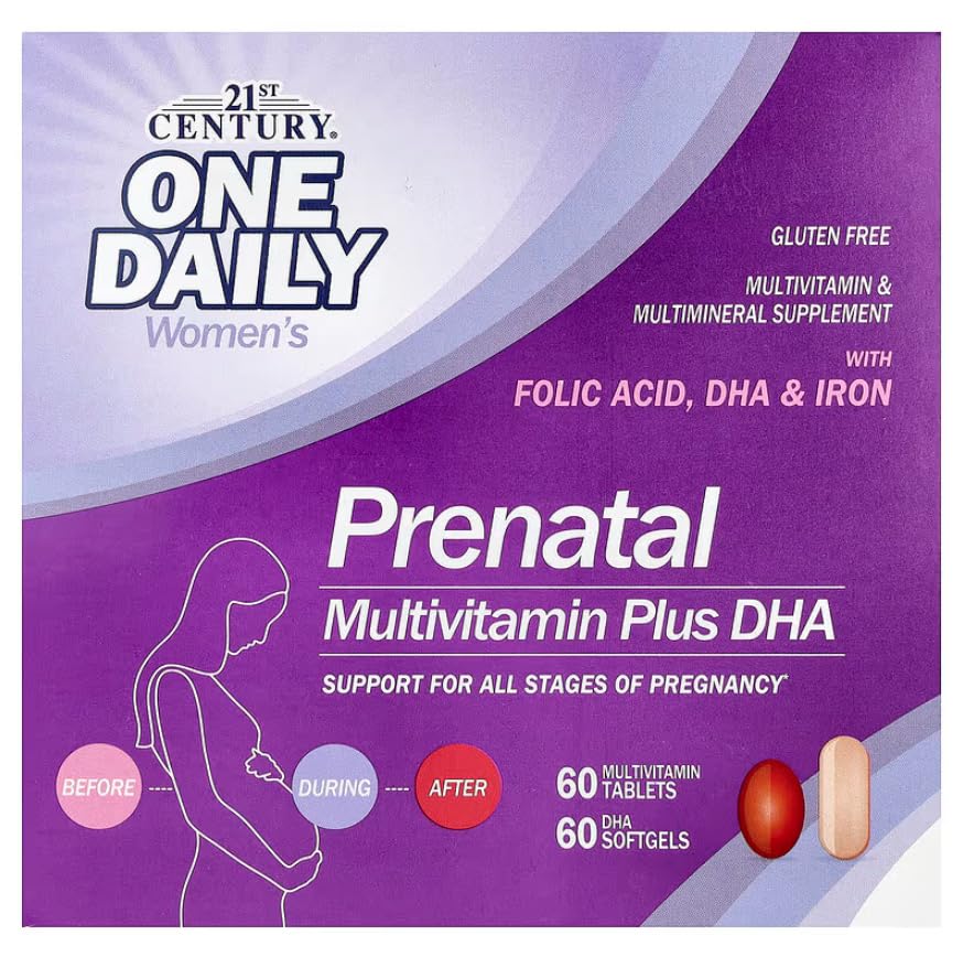 21st Century Prenatal Multivitamin + DHA 120 Softgels