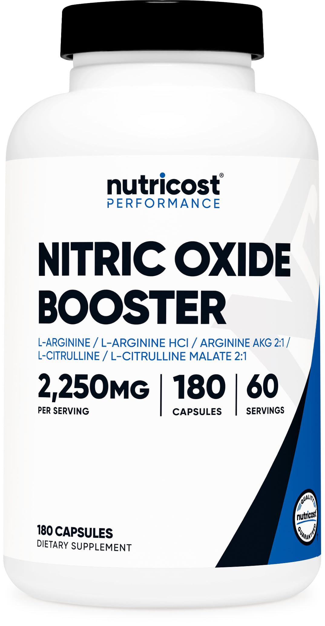 Nutricost Creatine 500 Grams, Nitric Oxide 180 Capsules, and ZMA 180 Capsules Bundle