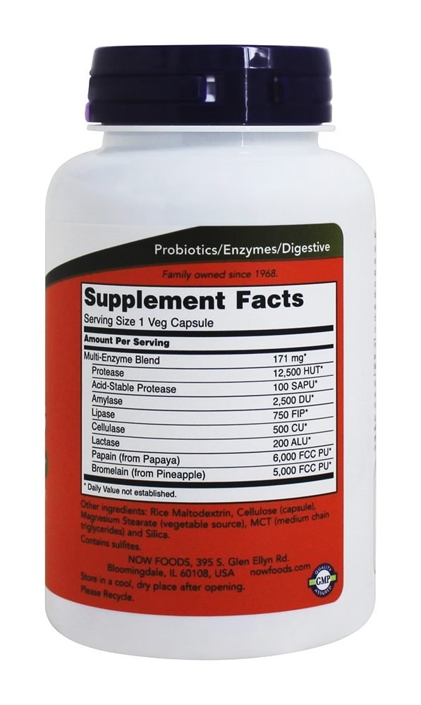 NOW Foods Plant Enzymes Capsules 120