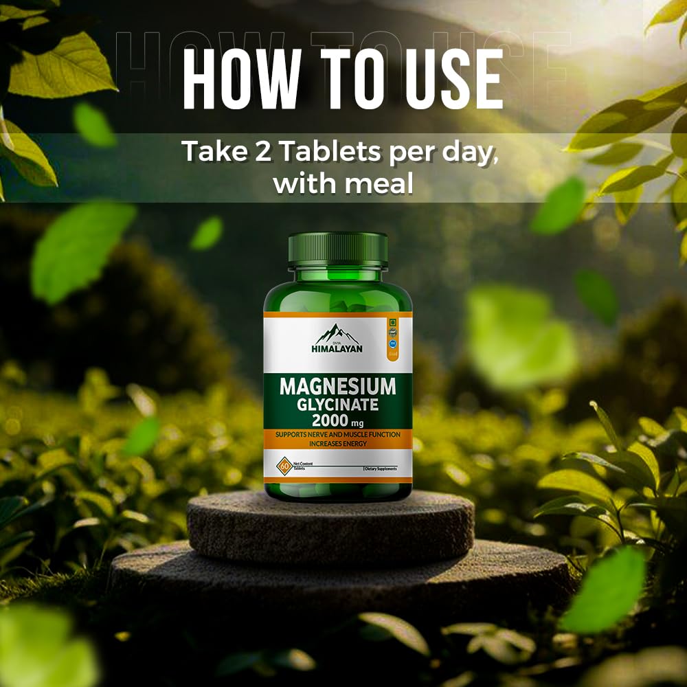 Divya Himalayan Magnesium Glycinate Tablet 60 Tablets