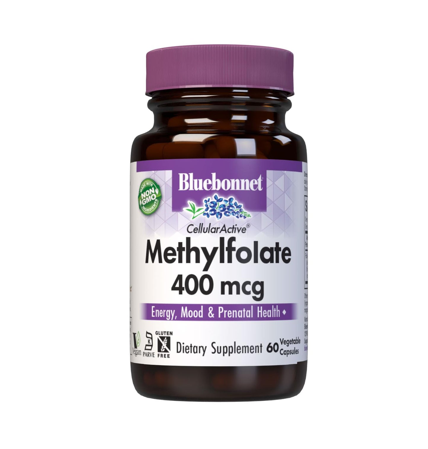 BlueBonnet CellularActive Methylfolate 400 mcg Capsule, 60 Count